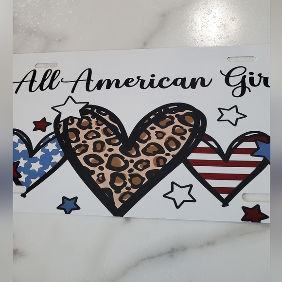 All American Girl License Plate - Picture 3 of 6